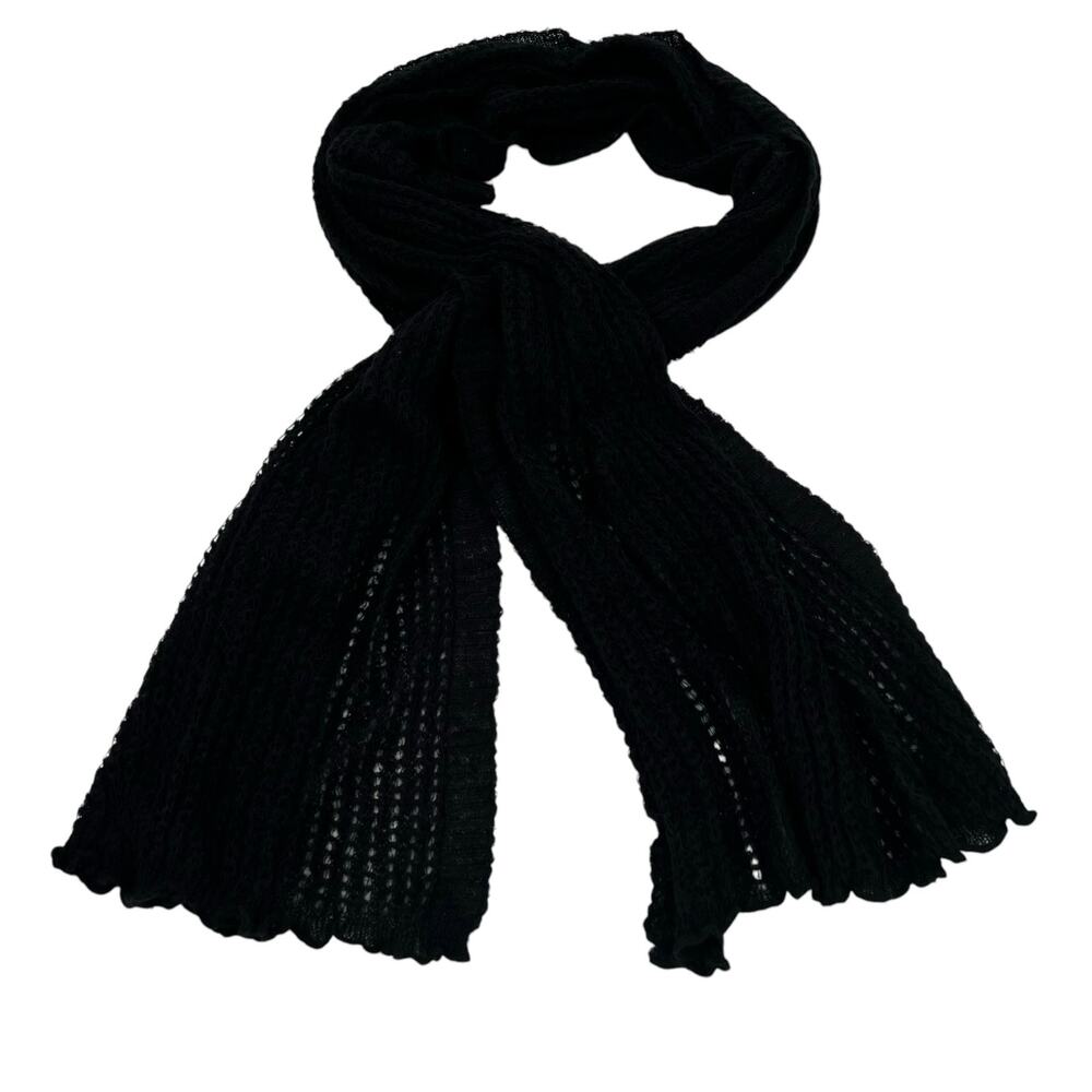 Alessandra Bacci Firenze women’s mohair blend open knit long shawl wrap